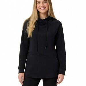 32 Degrees Heat Womens Tech Pullover Black Hoodie Size Small